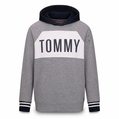 Mens UK Size S Tommy Hilfiger Grey Pullover Hoodie