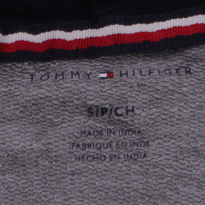Mens UK Size S Tommy Hilfiger Grey Pullover Hoodie