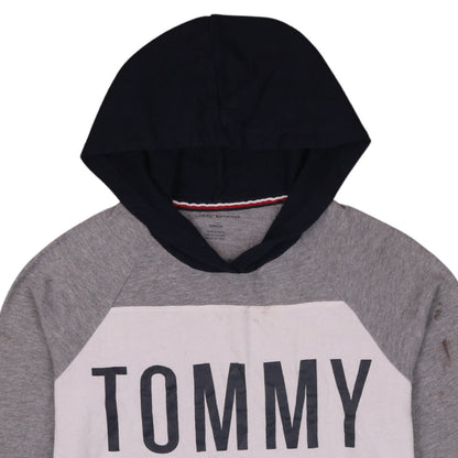 Mens UK Size S Tommy Hilfiger Grey Pullover Hoodie