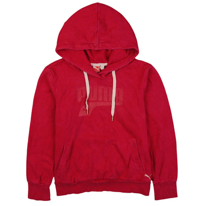 Girls UK Size 14 PUMA Red Pullover Hoodie
