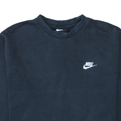 Mens UK Size M Nike Black Pullover Sweatshirt