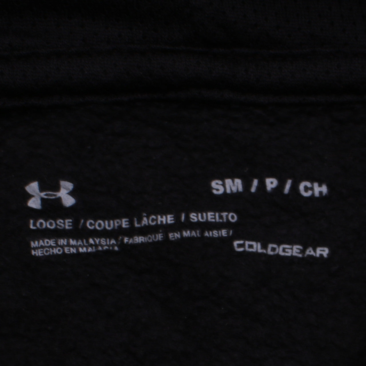 Mens UK Size S Under armour Black Pullover Hoodie