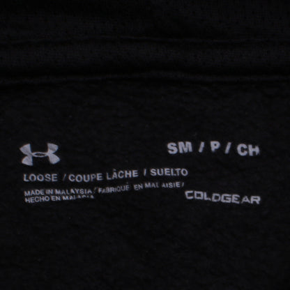 Mens UK Size S Under armour Black Pullover Hoodie