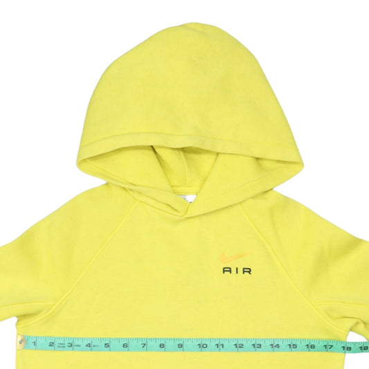 Nike Boys Yellow 'Air' Pullover Fleece Hoodie Size L (147-158cm)