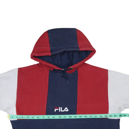 Mens UK Size M FILA Multicoloured Pullover Hoodie