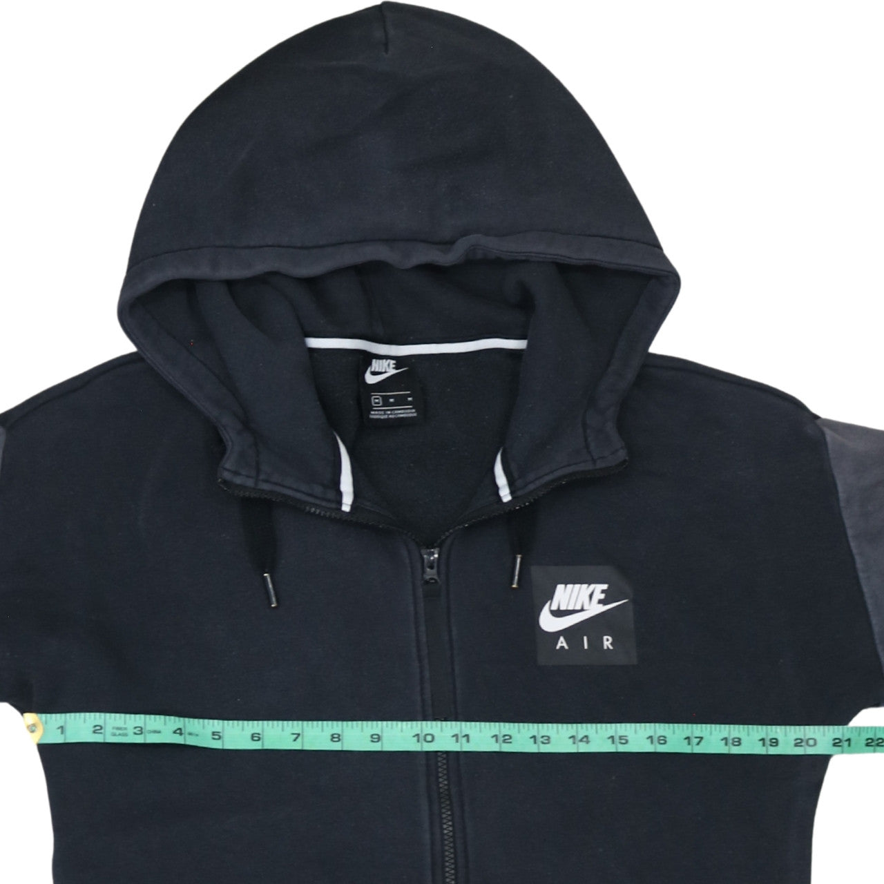 Mens UK Size M Nike Black Full Zip Hoodie