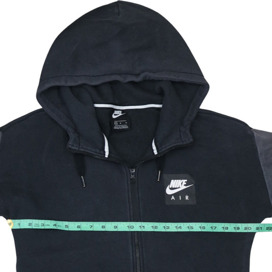 Mens UK Size M Nike Black Full Zip Hoodie