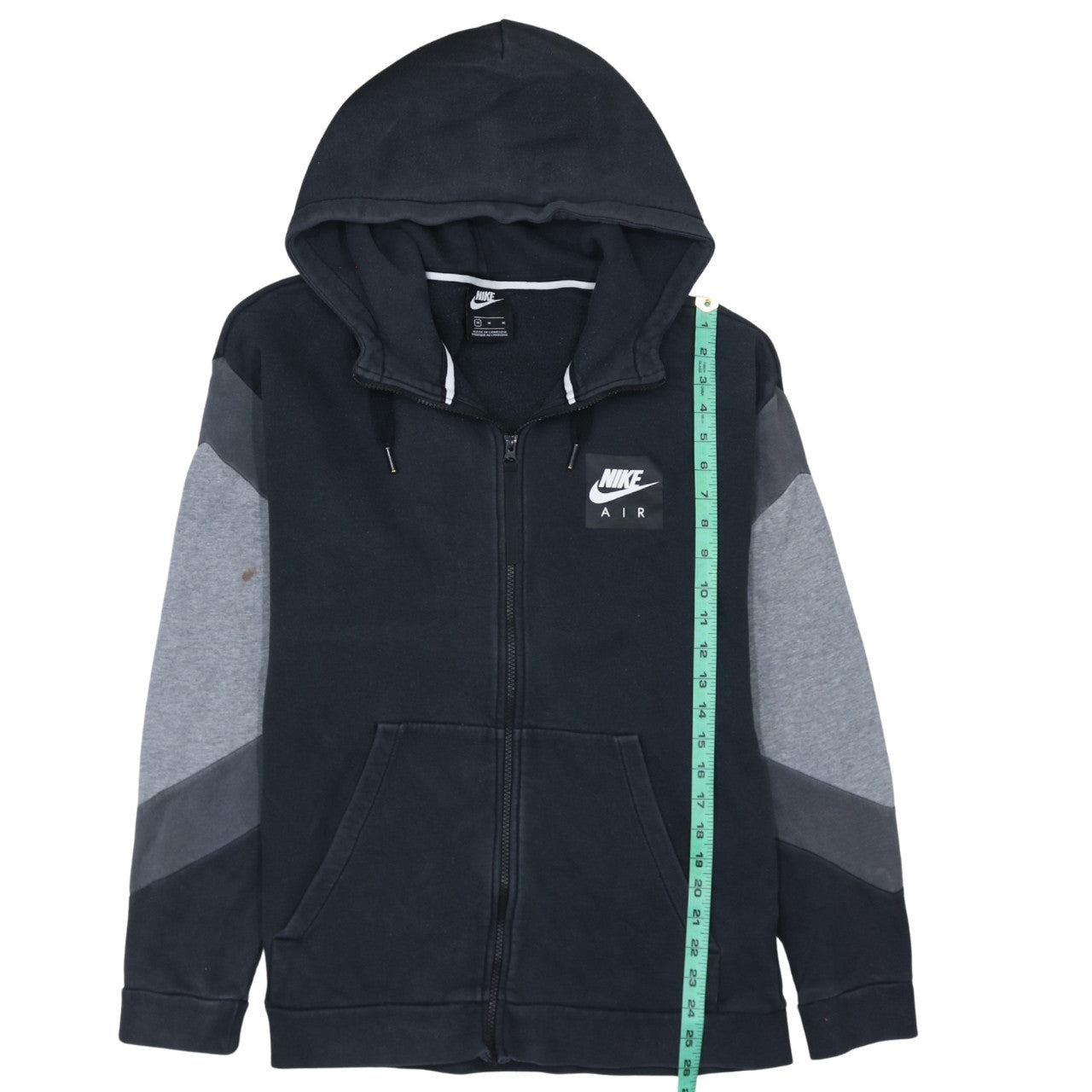 Mens UK Size M Nike Black Full Zip Hoodie