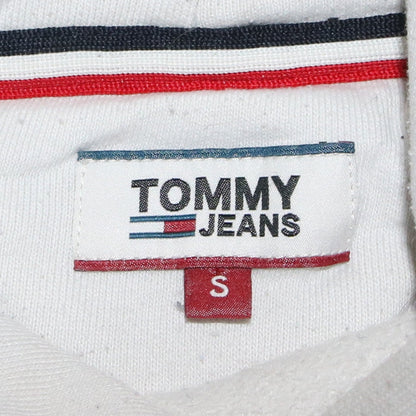 Womens UK Size S Tommy Jeans Beige Pullover Hoodie