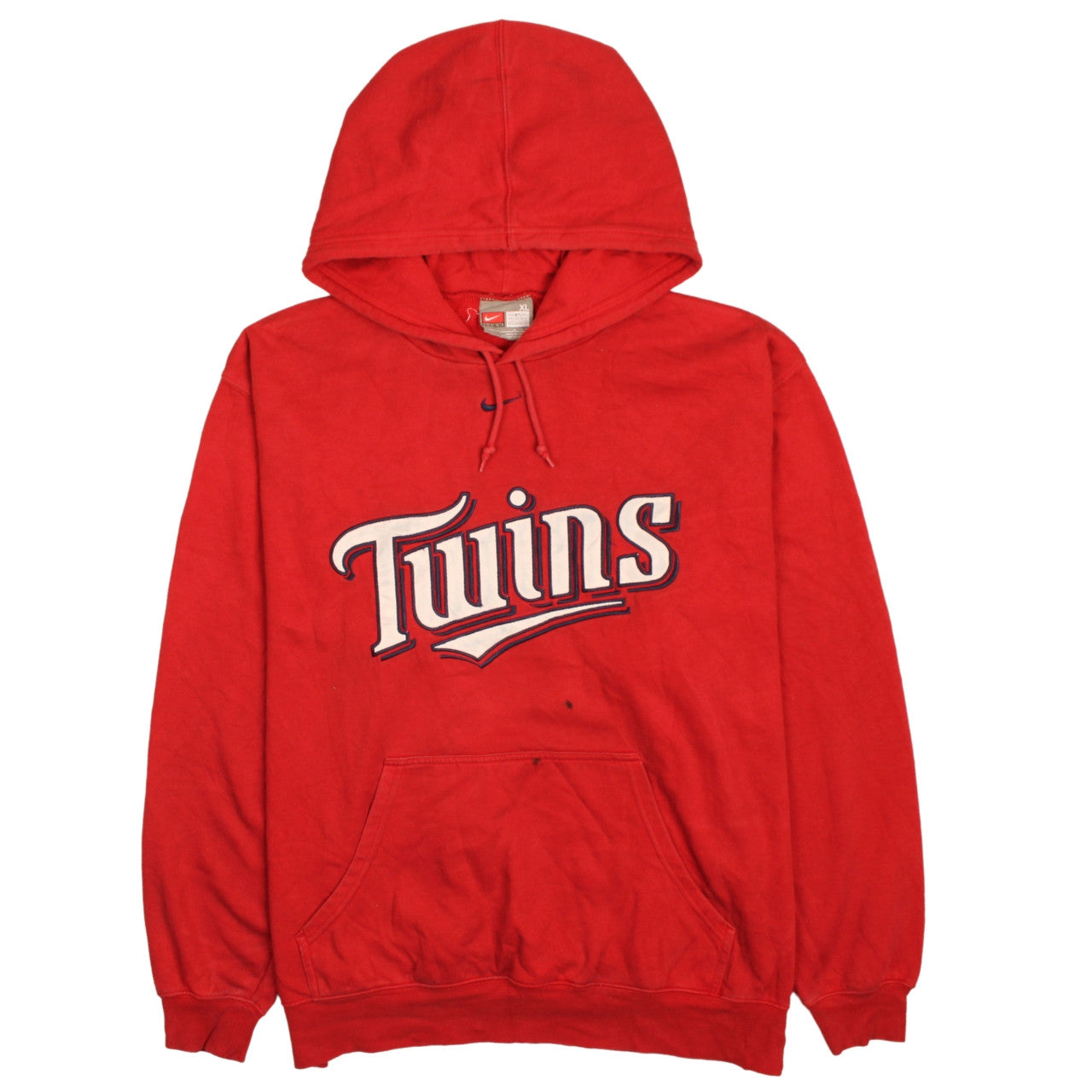 Mens UK Size XL Nike Red Pullover Hoodie
