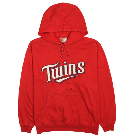 Mens UK Size XL Nike Red Pullover Hoodie