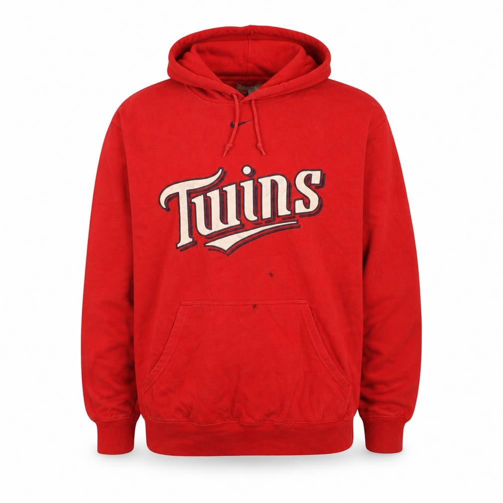 Mens UK Size XL Nike Red Pullover Hoodie