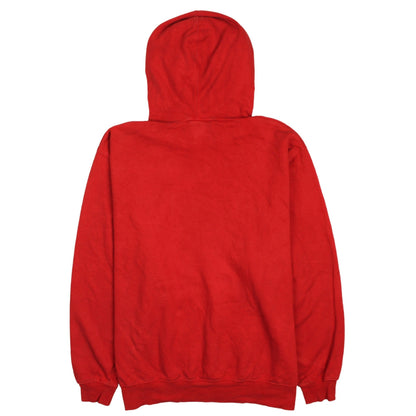 Mens UK Size XL Nike Red Pullover Hoodie