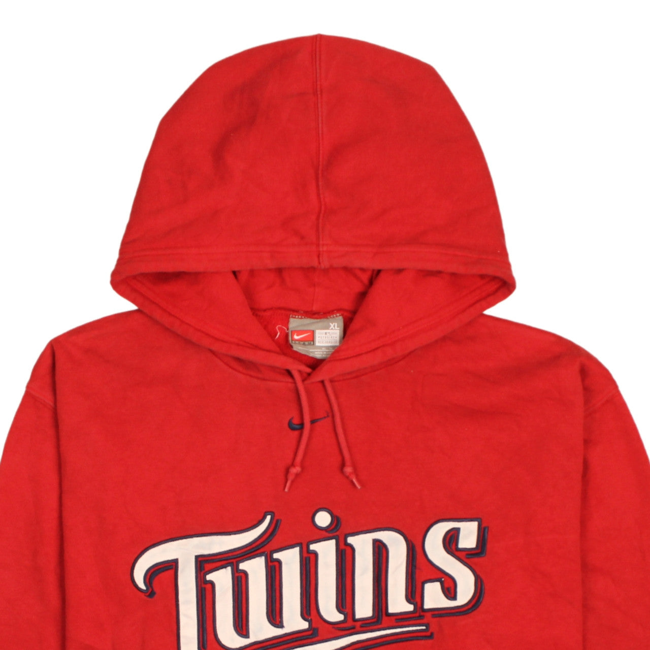 Mens UK Size XL Nike Red Pullover Hoodie