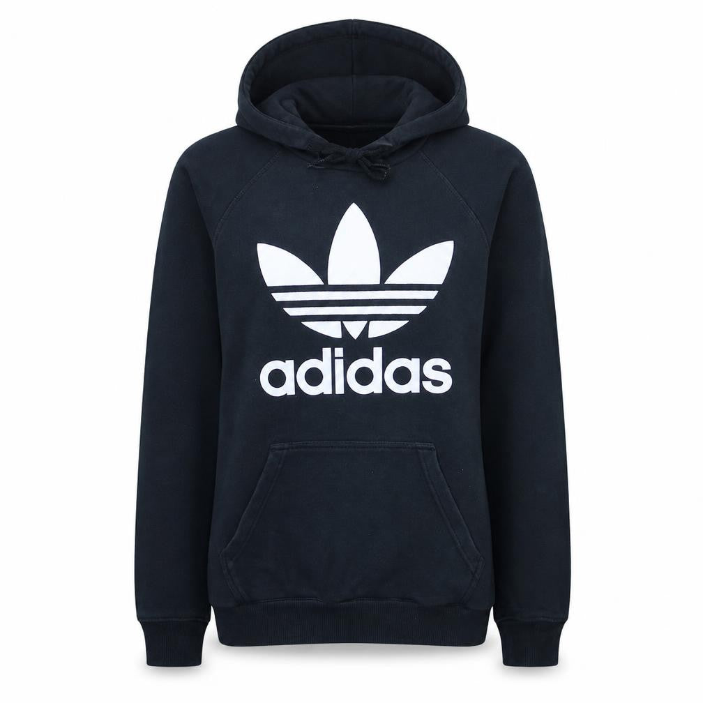 Womens UK Size S adidas Black Pullover Hoodie