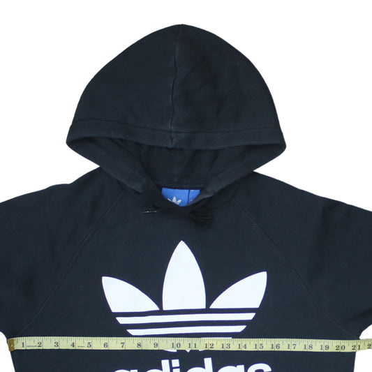 Womens UK Size S adidas Black Pullover Hoodie