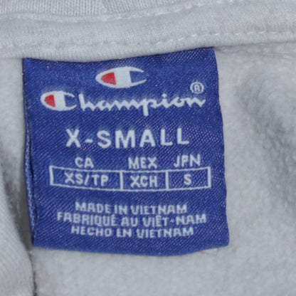 Womens UK Size XS Champion Grey Pullover Hoodie