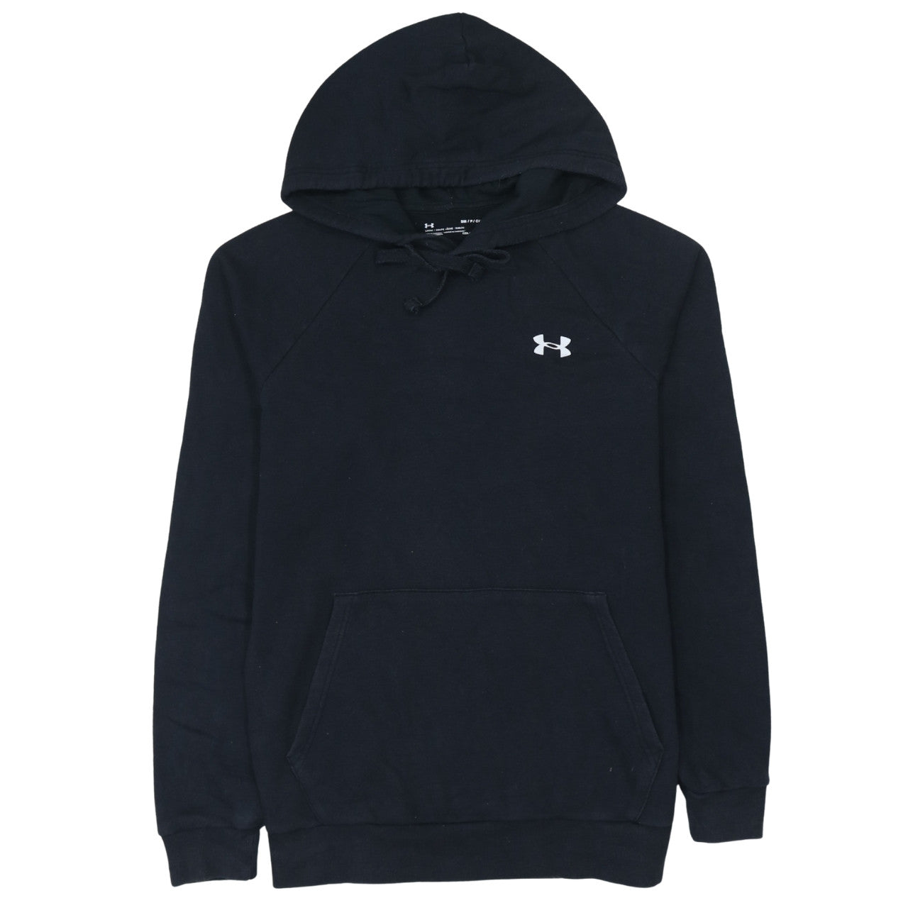 Womens UK Size S Under armour Black Pullover Hoodie