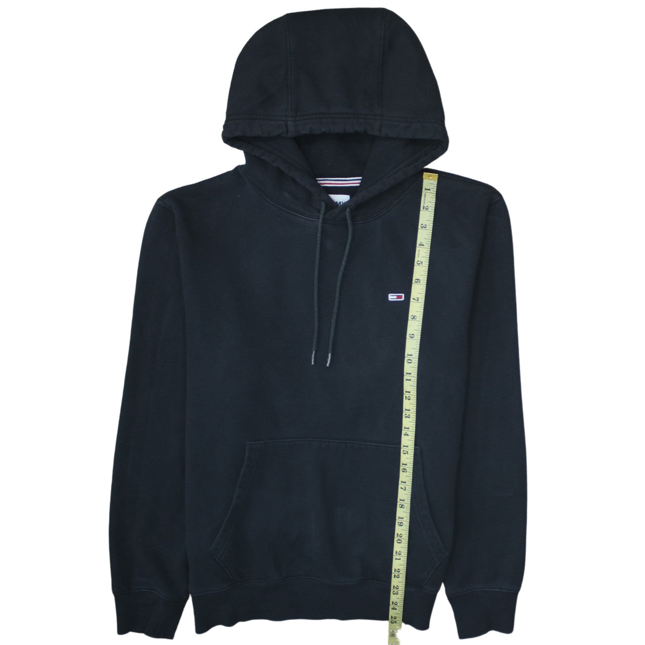 Mens UK Size M Tommy Jeans Black Pullover Hoodie