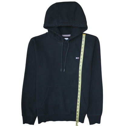 Mens UK Size M Tommy Jeans Black Pullover Hoodie