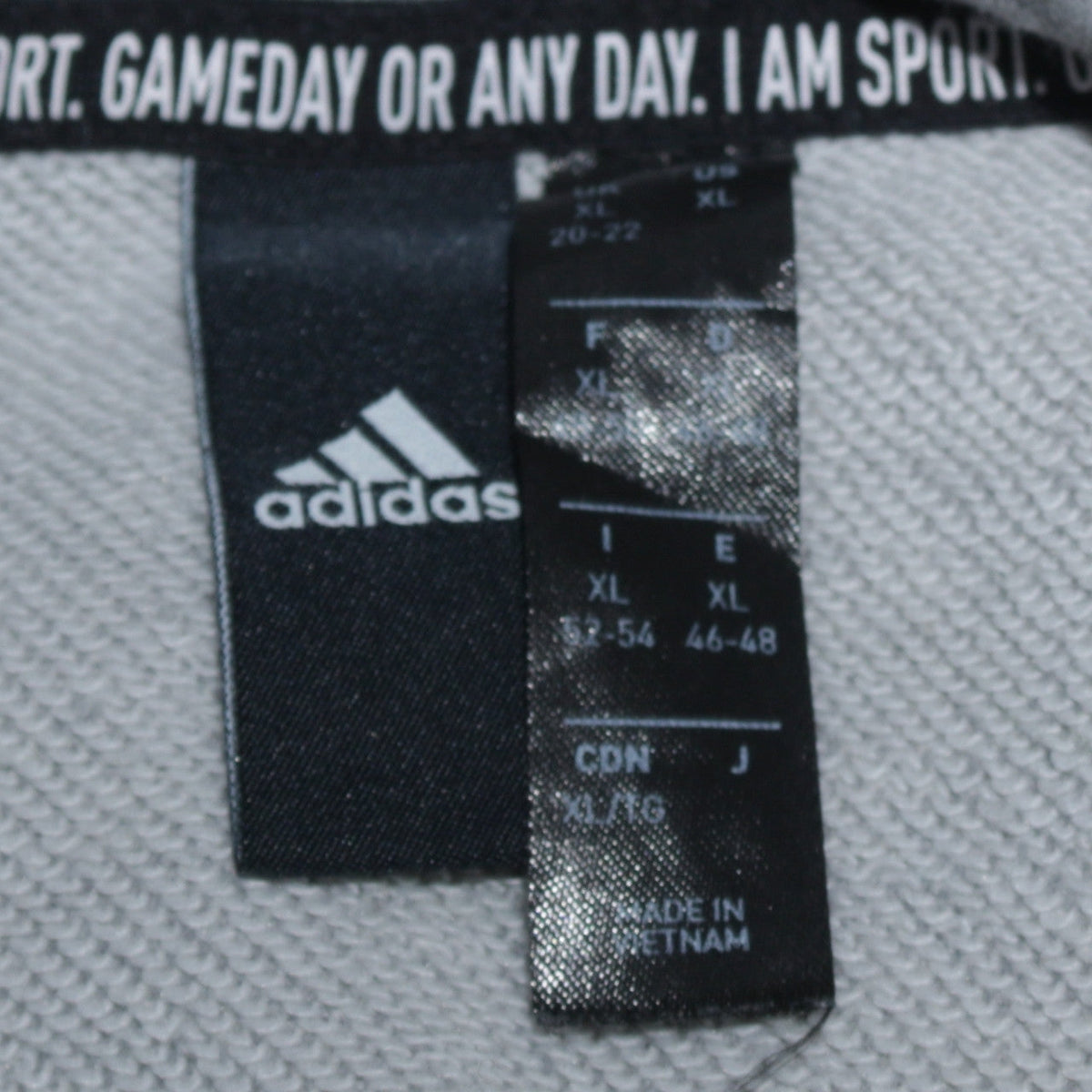 Womens UK Size XL adidas Grey Pullover Hoodie