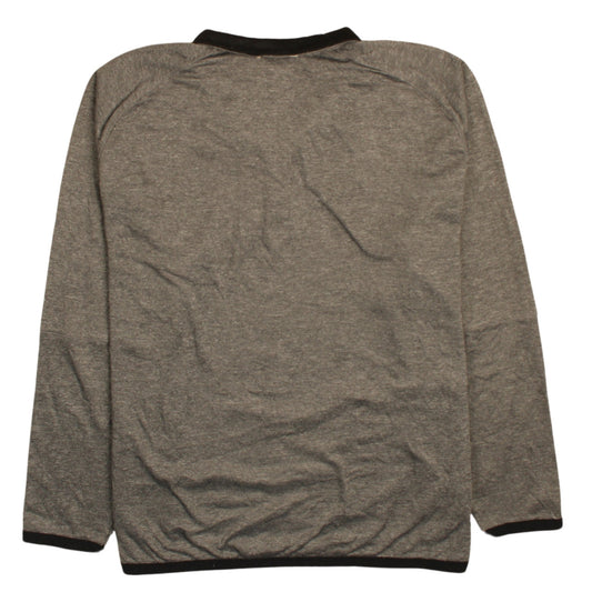 Mens UK Size 2XL Champion Grey Half Zip Sweatshirt
