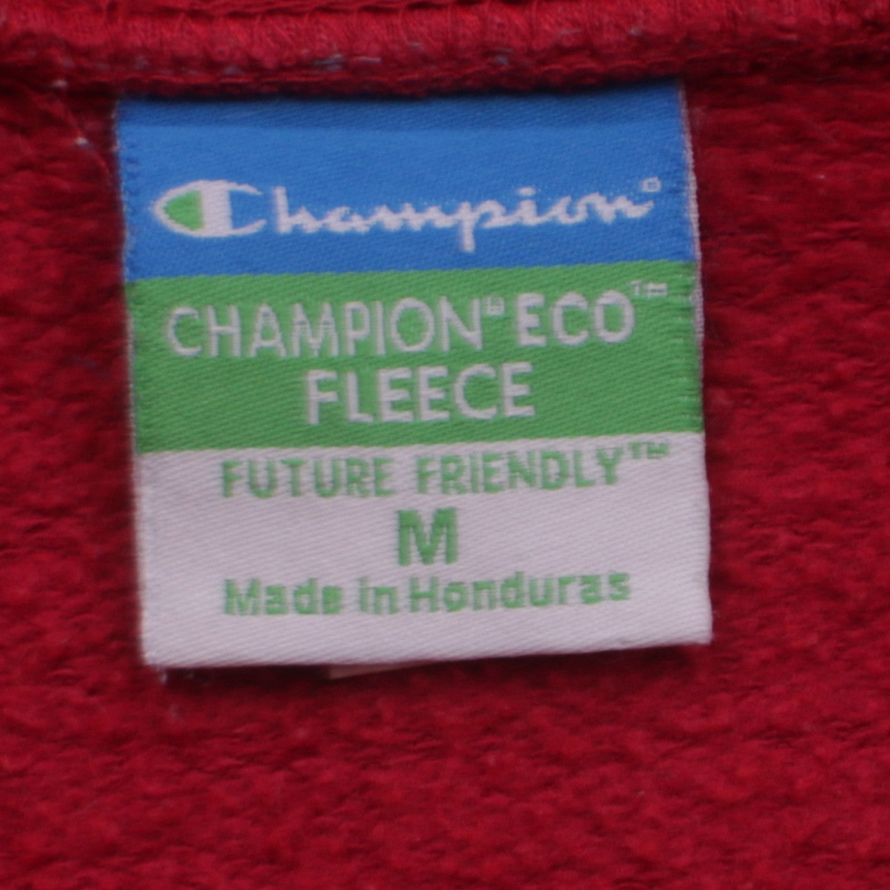 Mens UK Size M Champion Red 1/4 Zip Sweatshirt