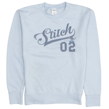 Womens UK Size S Disney Blue Pullover Sweatshirt