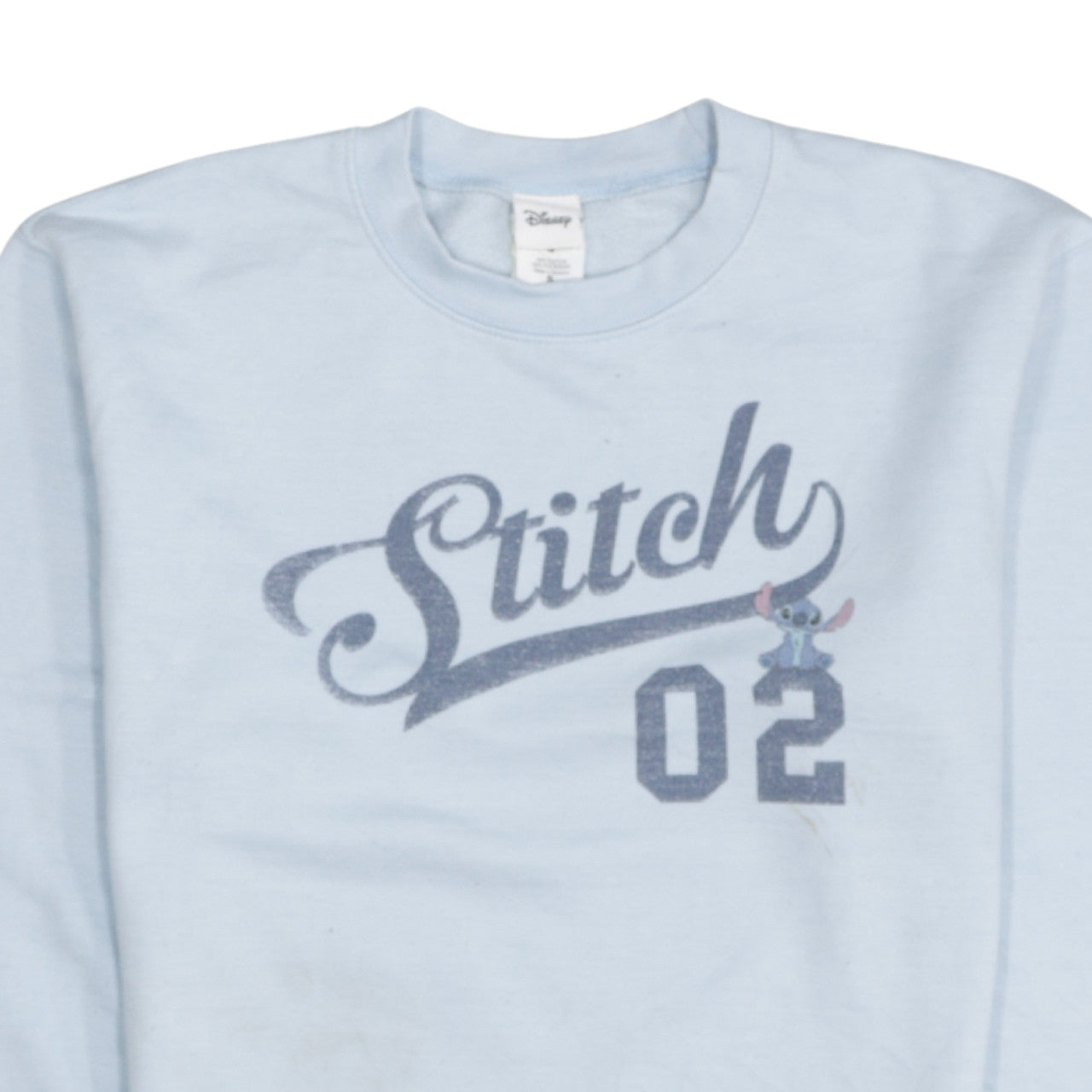 Womens UK Size S Disney Blue Pullover Sweatshirt