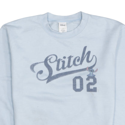 Womens UK Size S Disney Blue Pullover Sweatshirt