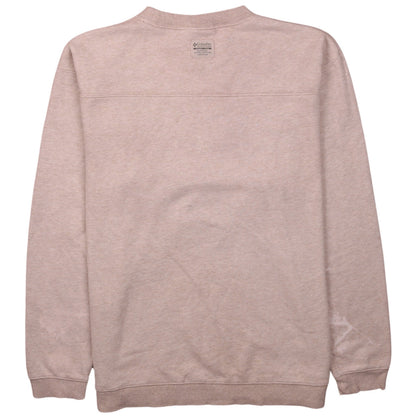 Mens UK Size M Columbia Beige Pullover Sweatshirt