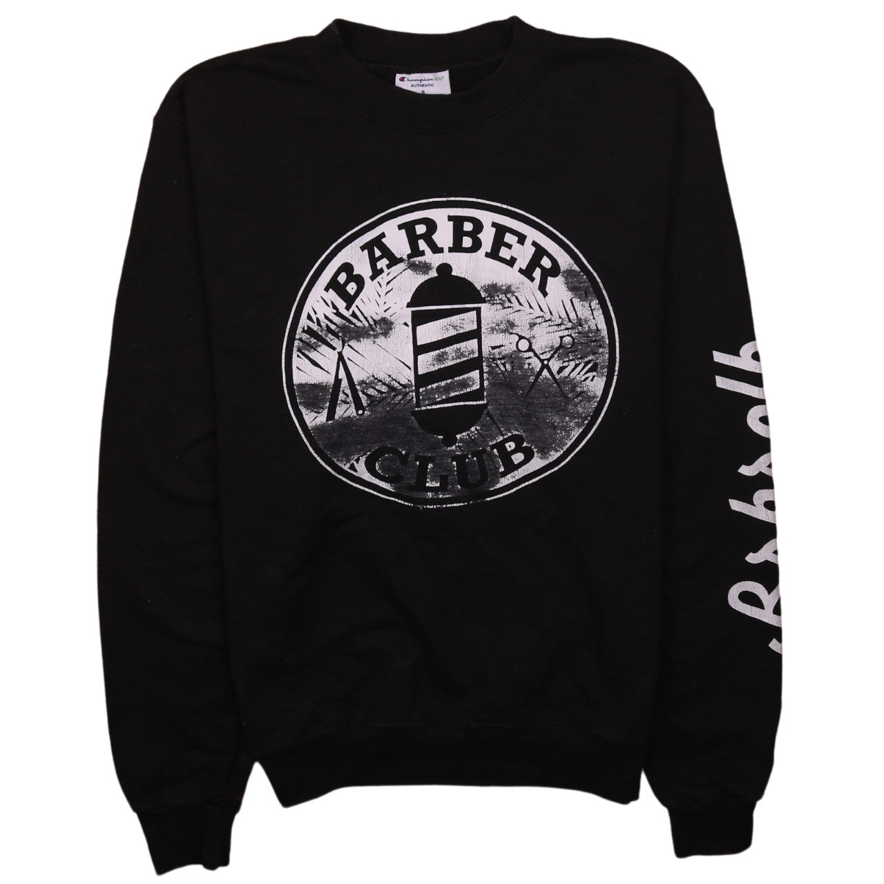 Mens UK Size S Champion Black Pullover Sweatshirt