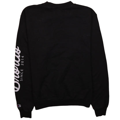 Mens UK Size S Champion Black Pullover Sweatshirt
