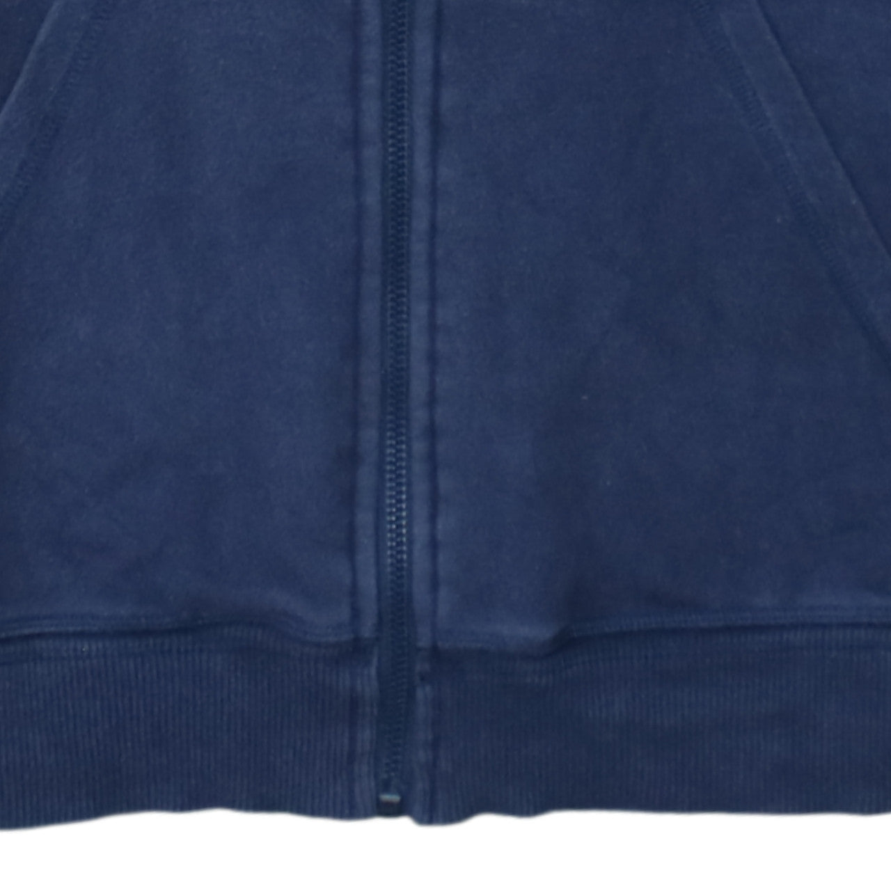 Mens UK Size L ASICS Blue Full Zip Hoodie