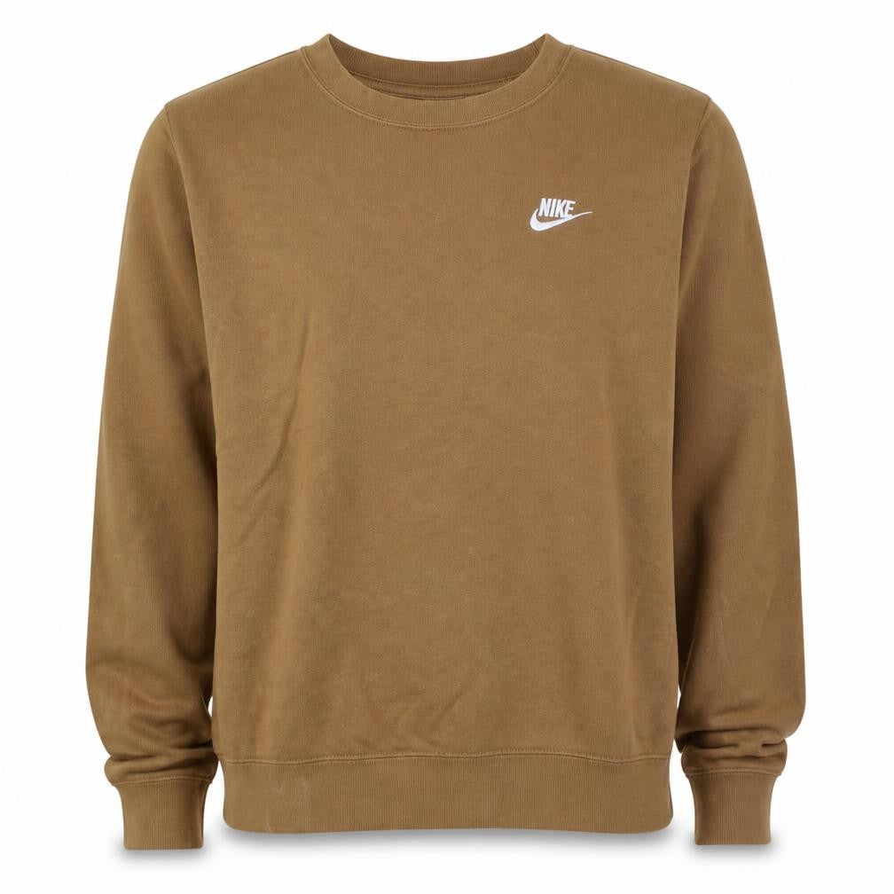 Mens UK Size L Nike Brown Pullover Sweatshirt
