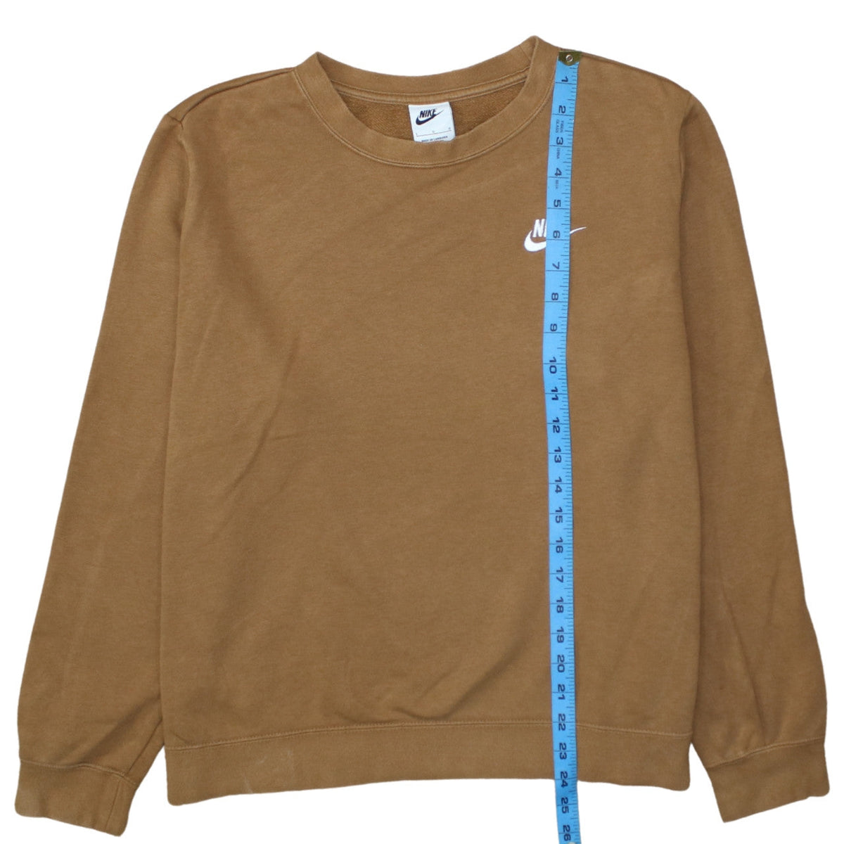 Mens UK Size L Nike Brown Pullover Sweatshirt