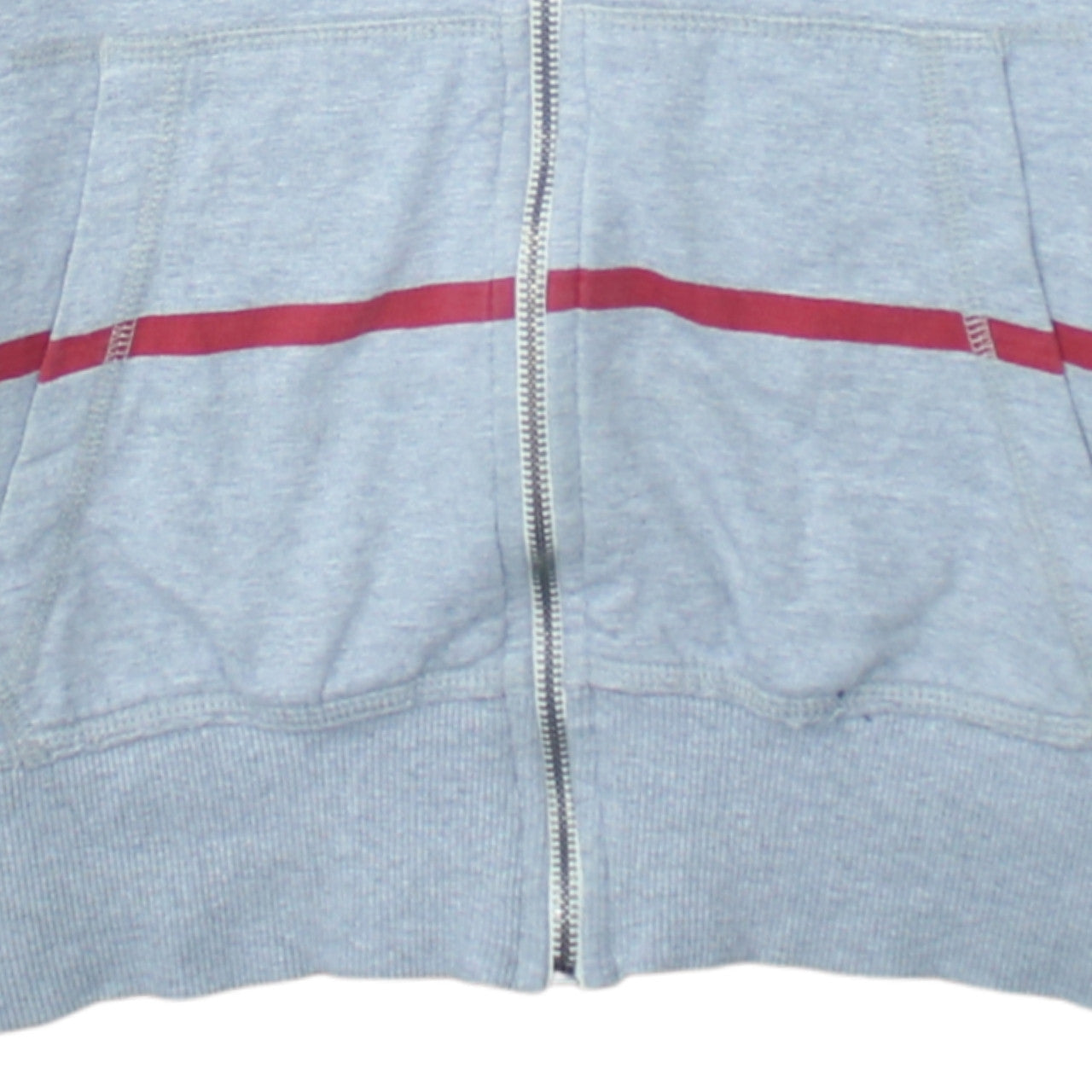 Mens UK Size M Liverpool Football Club Grey Full Zip Hoodie