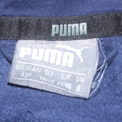 Mens UK Size S PUMA Blue Full Zip Hoodie