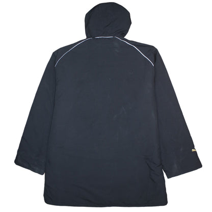Puma Mens Black 2XL Winter Parka Hooded Jacket Coat