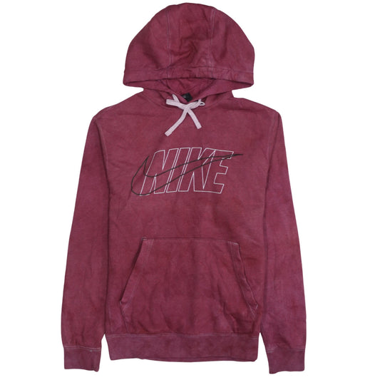Mens UK Size S Nike Red Pullover Hoodie