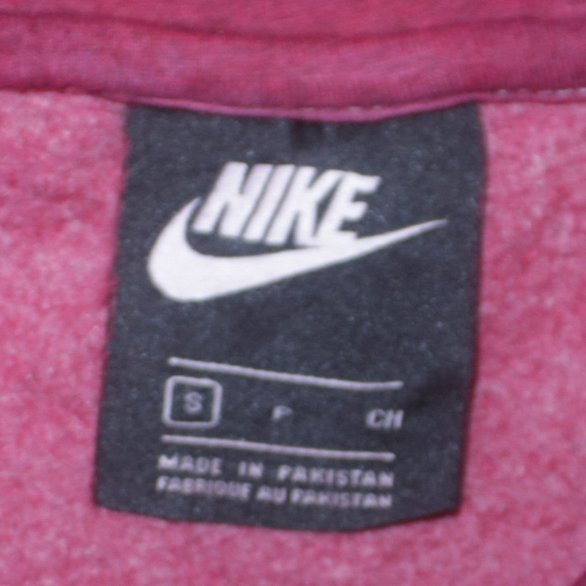 Mens UK Size S Nike Red Pullover Hoodie