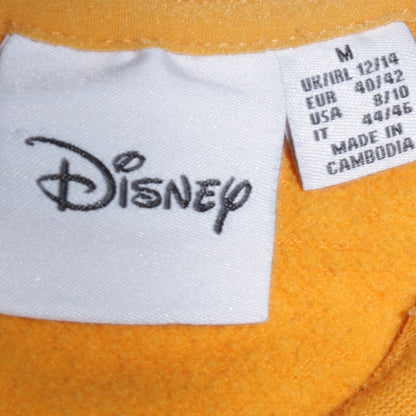 Womens UK Size 12/14 Disney Yellow Pullover Sweatshirt