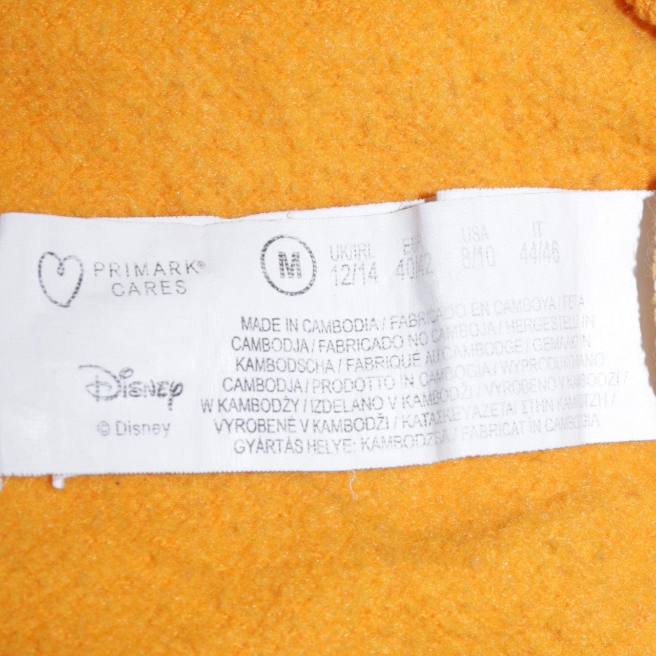 Womens UK Size 12/14 Disney Yellow Pullover Sweatshirt
