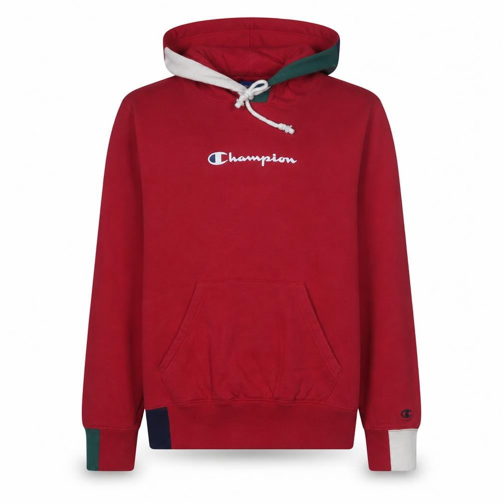 Mens UK Size S Champion Red Pullover Hoodie