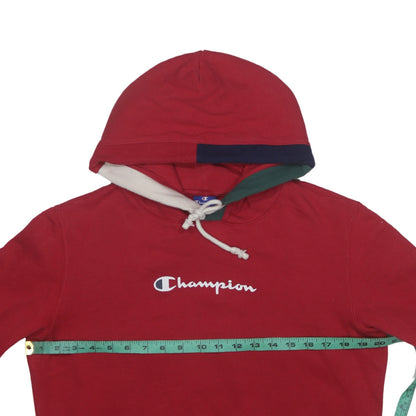 Mens UK Size S Champion Red Pullover Hoodie
