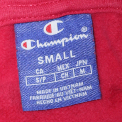 Mens UK Size S Champion Red Pullover Hoodie