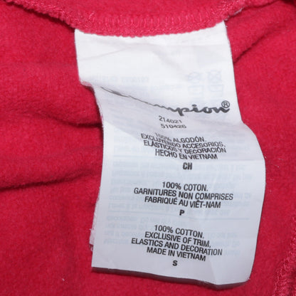 Mens UK Size S Champion Red Pullover Hoodie