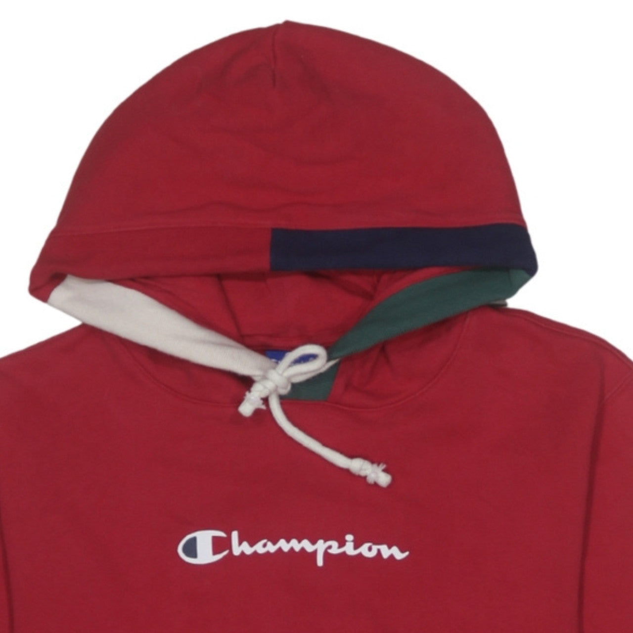 Mens UK Size S Champion Red Pullover Hoodie