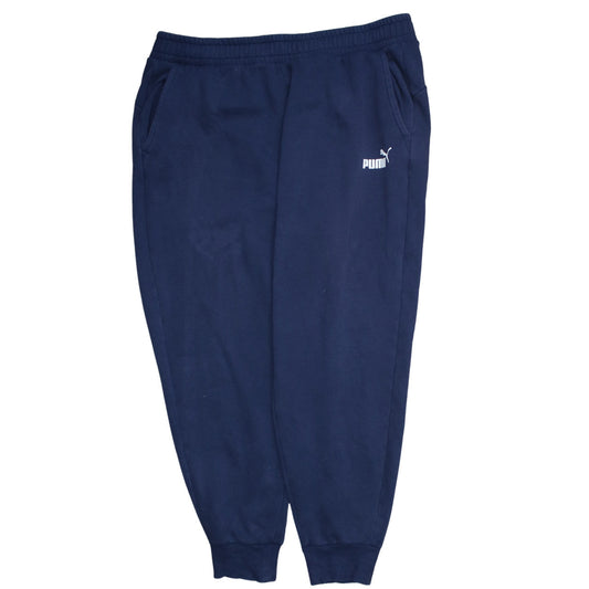 Mens UK Size 2XL PUMA Regular Fit Jogger Blue Trousers