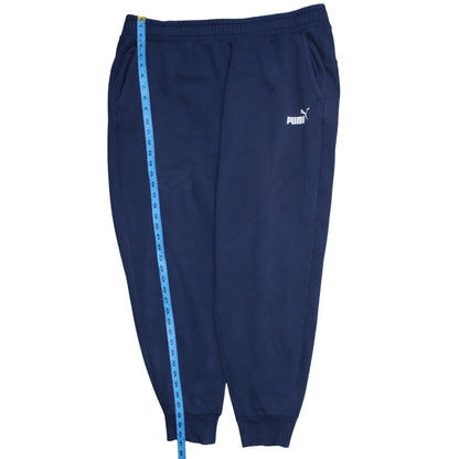 Mens UK Size 2XL PUMA Regular Fit Jogger Blue Trousers